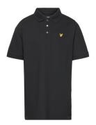 Plain Polo Shirt Lyle & Scott Black