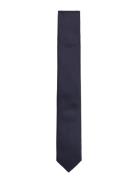 Polyester Tie 5 Cm Lindbergh Black Navy