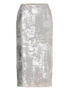 Nmlucia Nw Mesh Midi Skirt Jrs Fwd NOISY MAY Grey