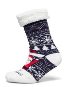 Merry Christmas Cozy Sock Christmas Sweats Navy