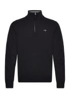 Superfine Lambswool Half Zip GANT Black