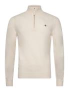 Superfine Lambswool Half Zip GANT Cream