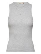 Core Rib Racer Tank Scotch & Soda Grey