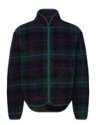 Checked Fleece Jacket GANT Green