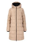 Amaret W Long Puffer Jacket Whistler Beige