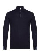 Mmgadam Soft Zip Turtle Neck Knit Mos Mosh Gallery Navy