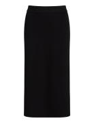 Viscose-Blend Knitted Midi Skirt, Sona Ivo Nikkolo Black