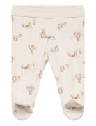 Pants W. Feet - Aop Fixoni Beige