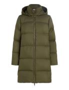 Hw Down Casual Coat Tommy Hilfiger Khaki