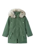 Nkfmilla Parka Jacket Long Fo Noos Name It Green