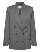 Ceto Herringb Blazer Dante6 Grey