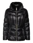 Packable Jacket W Fx Fur Michael Kors Black