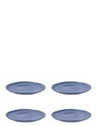 Björk - Blue St Ware Lunch Plate 23 Cm 4 Pcs Brown Box Aida Blue