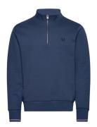 Half Zip Sweatshirt Fred Perry Blue