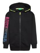 Jacket W/Hood L/S United Colors Of Benetton Black