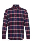 Ls Plaid Flannel Str Original Penguin Navy