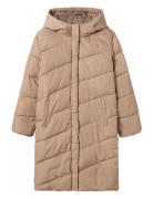 Nlfmyis03 Long Jacket Bias W Hood Fo LMTD Beige