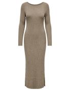 Onlkatia Ls Maxi Boatn Dress Cc Knt ONLY Beige