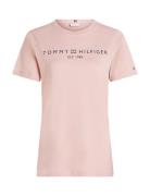 Reg Corp Logo C-Nk Ss Tommy Hilfiger Pink