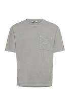 Nb Over Dyed Pocket T Shirt Grey Nikben Grey