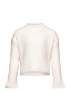 Ribbed Knit Sweater Mango White