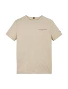 U Mini Corp Logo Tee Ss Tommy Hilfiger Beige