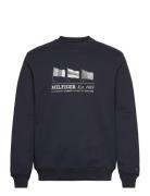 Hilfiger Flags Crewneck Tommy Hilfiger Navy