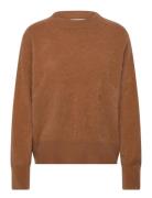 Brushed Boxy Turtleneck Davida Cashmere Orange