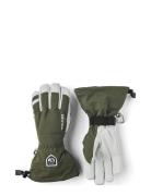 Army Leather Heli Ski Hestra Green