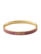 Word Candy Bangle Design Letters Pink