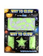 Glow In The Dark Stars W Sticker 42Pcs Robetoy Green