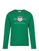 Archive Shield Ls T-Shirt GANT Green