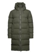 Alta Longer Puffer Jacket W3T4 Rains Khaki