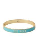 Word Candy Bangle Design Letters Blue