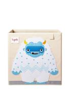 Storage Box 3 Sprouts Patterned