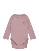 Hmlmino Body L/S Hummel Pink