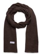 Big Classic Scarf Davida Cashmere Brown