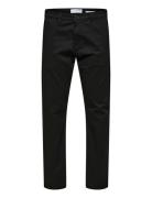 Slh175-Slim New Miles Flex Pant Noos Selected Homme Black