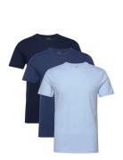 Slim Crewneck 3-Pack Polo Ralph Lauren Underwear Blue