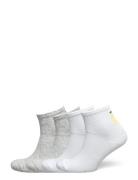 Sock High Ankle 4P Placed Citr Lindex White