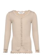 Rkbeatha Ls Cardigan W/ Lace Rosemunde Kids Cream