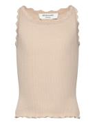 Rkbeatha Sl Top W/ Lace Rosemunde Kids Beige