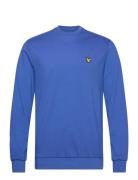 Crew Neck Fly Fleece Lyle & Scott Sport Blue