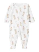 Nbfnightsuit W/F Rabbit Noos Name It White