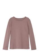 Nmfnigella Ls Slim Top Name It Purple