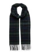 Barbour Tartan Lambswool Scarf Barbour Navy