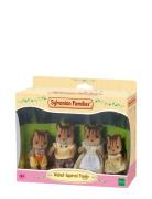 Walnut Squirrel Family Sylvanian Families Patterned