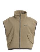 Polar Fleece Gilet Rethinkit Beige