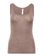 Camisole Merino Wool Lindex Brown