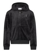 Diamante Zip Through Hoodie Juicy Couture Black